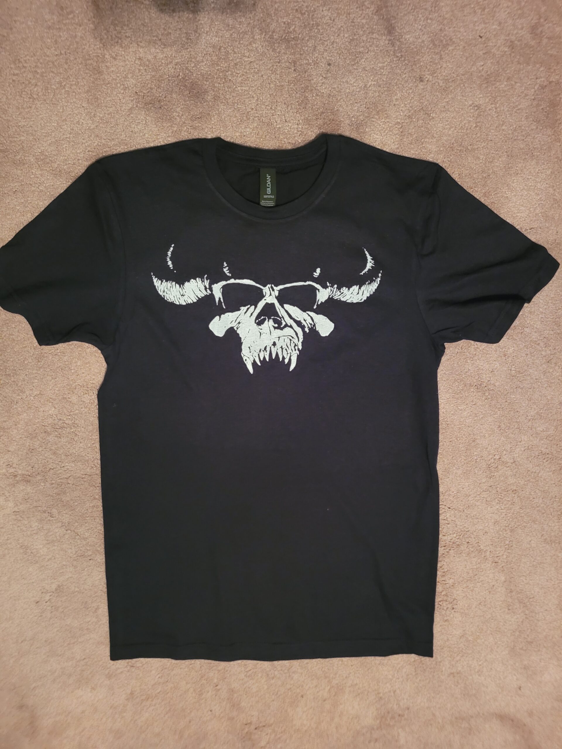 Vintage ‘Crystar’ Skull Graphic Tee – Retro Horror Design