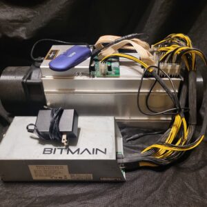 Custom Upgraded Bitmain Antminer S9 – 3 GPU Mining Rig with Heat & Wi-Fi Control