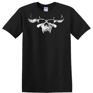 Vintage 'Crystar' Skull Graphic Tee – Retro Horror Design