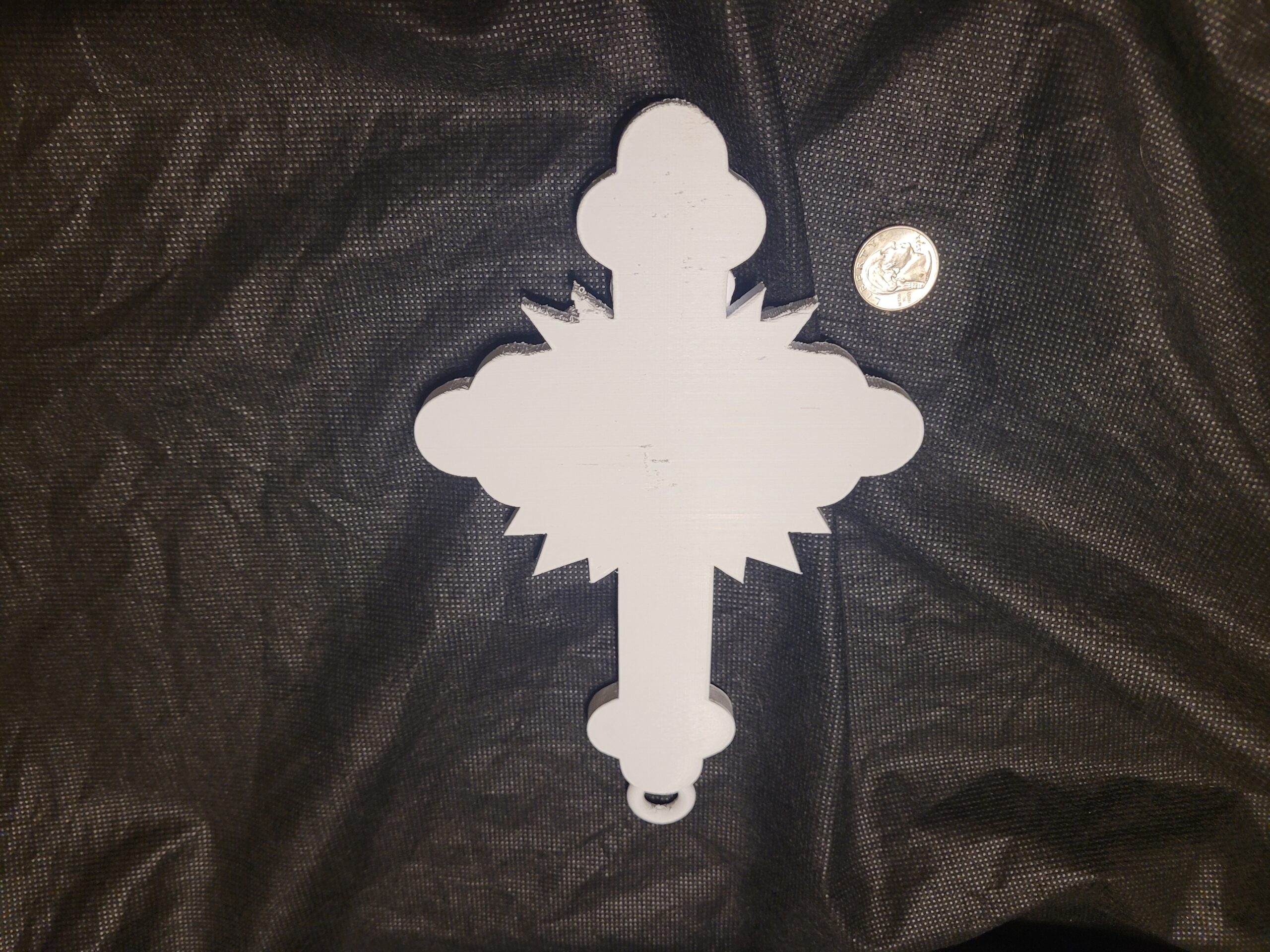 Vintage-Inspired ‘Lucifuge’ Pendant – 3D Printed White Filament with Metallic Variants