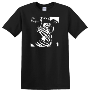 Manny Tapes Black Graphic Tee – Vintage Horror Movie Print